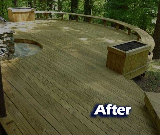 Wood Deck After